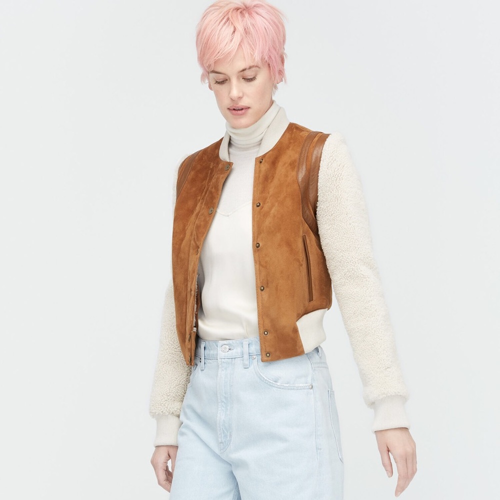 UGG Shearling Bomber Jacket